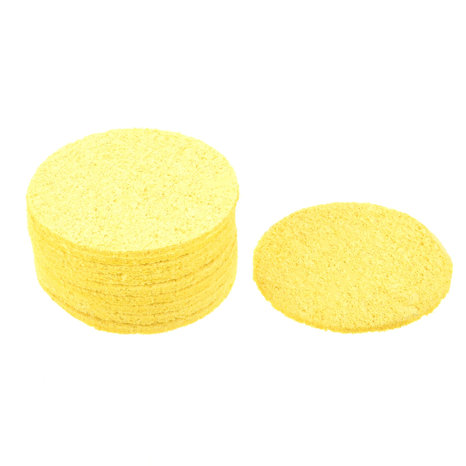 

Fielect 10Pcse Soldering Spong mutil size for Iron Tips Soldering Iron Cleaning Sponge Solder Tip Clean Pads Yellow blue Round