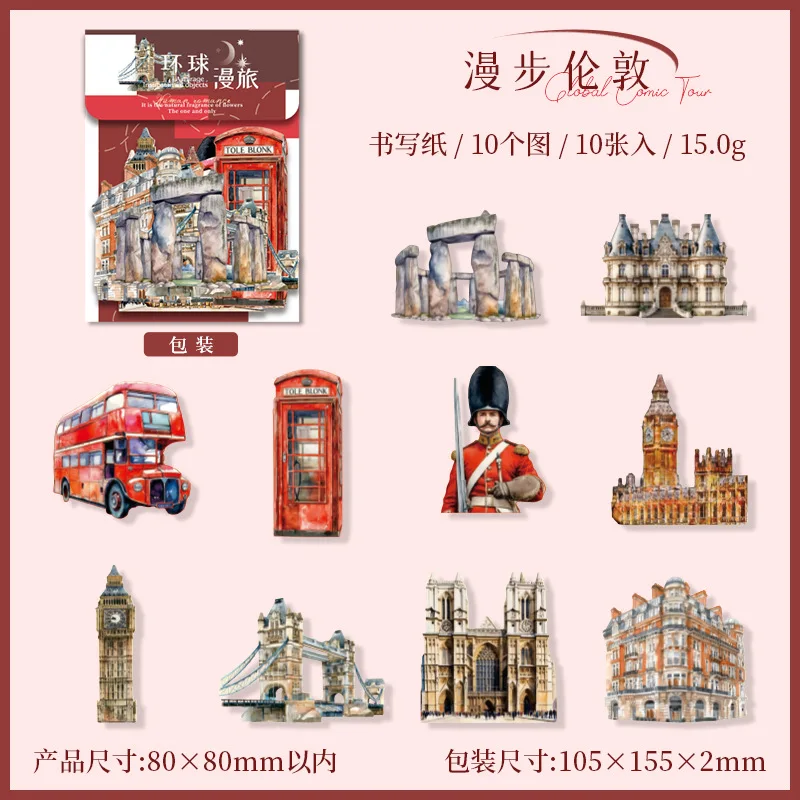 

Набор стикеров Alideco 10 шт.