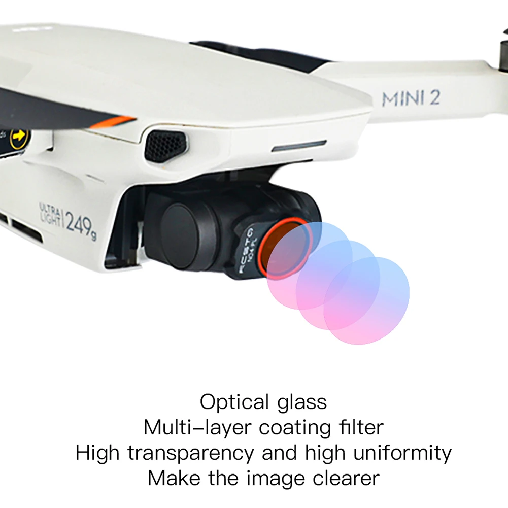 Фильтры для объектива DJI Mavic Mini 1 2 SE UV/CPL/ND/PL Drone оптическое стекло защитный комплект