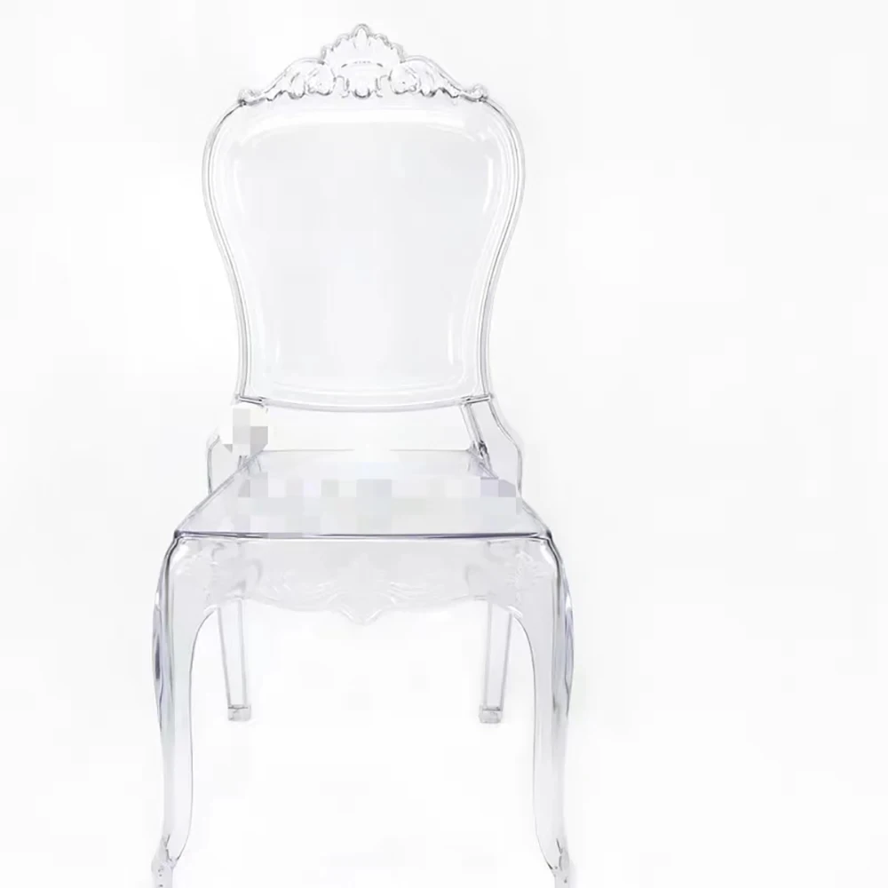 Оптовая продажа с фабрики пластиковый прозрачный акриловый обеденный стул для