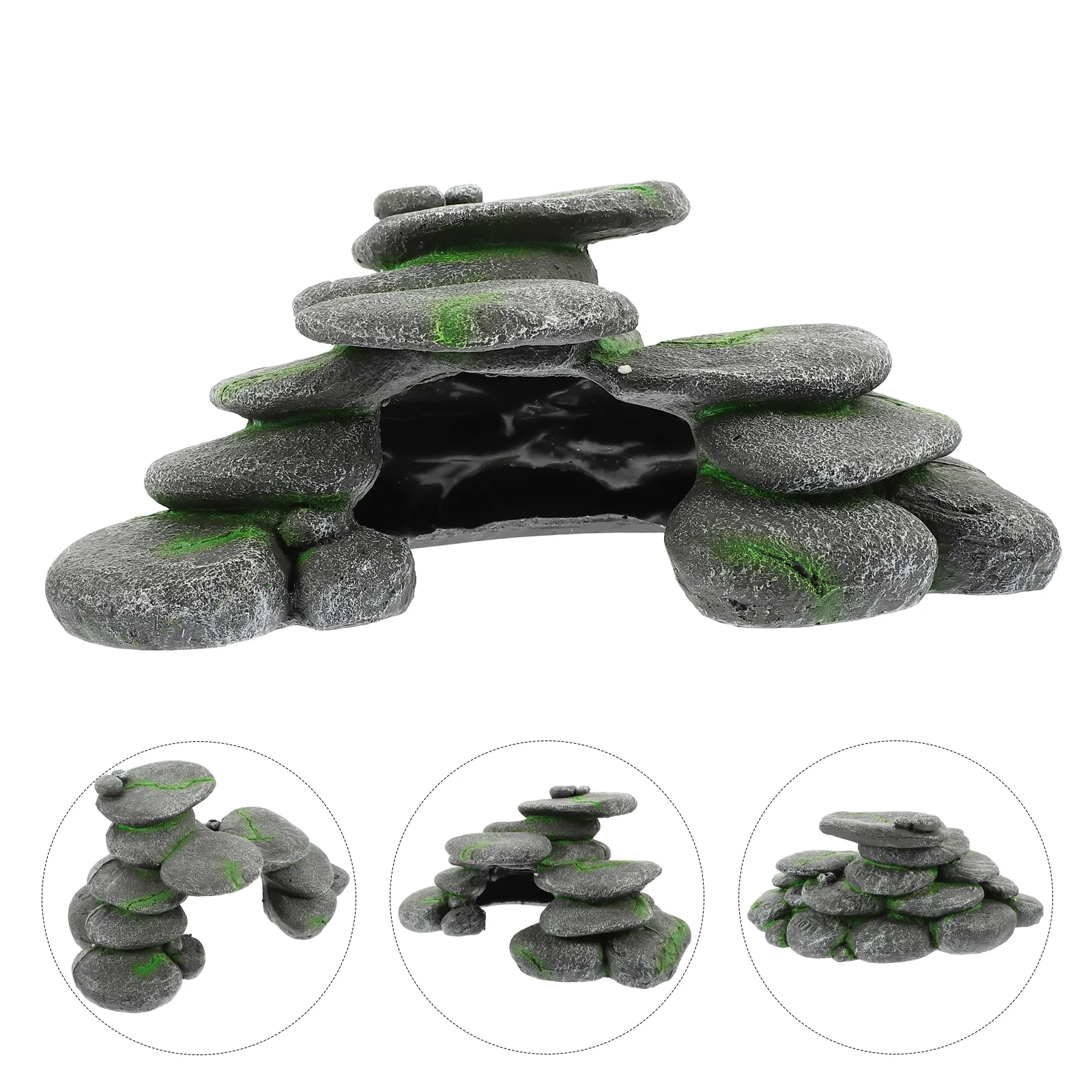 

Turtle Platform Tortoise Reptile Basking Tank Cave Habitat Aquarium Climbing Fish Dock Terrace Resin Shelter Hideouts