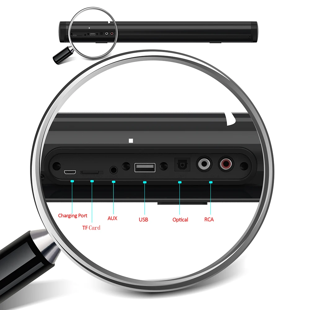 TV Soundbar Wireless Bluetooth 5.0 Speaker Home Theater 3D Stereo Sound bar Subwoofers Soundbar Speaker Echo Wall Music Center enlarge