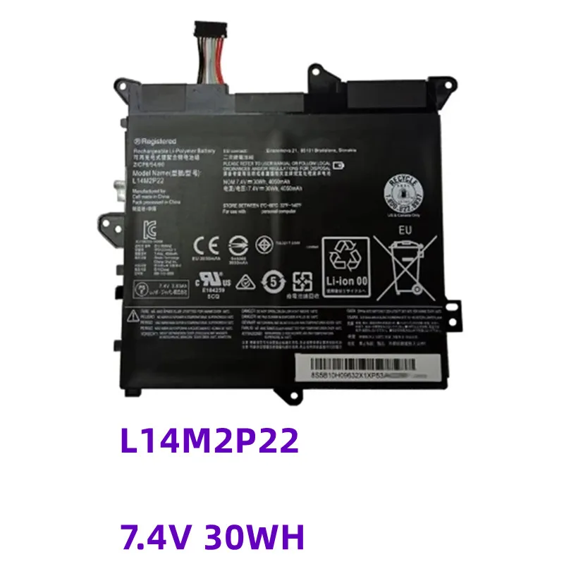 

New L14M2P22 L14S2P21 7.4V 30WH Laptop Battery For Lenovo Flex 3-1130,3-11-NTW,3-1120 80LX 80LX001KUS YOGA 300,5B10H09632