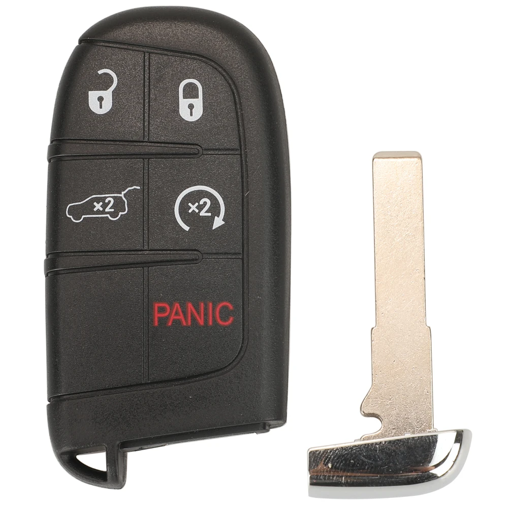 

Пульт дистанционного управления jingyuqin 2/3/4/5BTN с лезвием Uncut SIP22 для Jeep Compass 2017 + RENEGADE 2015 + Замена