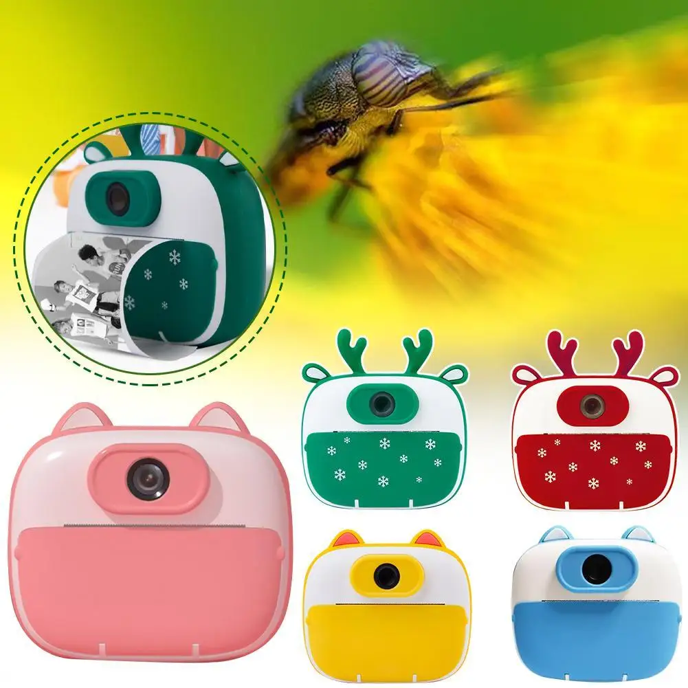 

Детская Цифровая камера HD 1080P видеокамера игрушки разные режимы воспроизведения Детская цифровая мини-камера с принтом