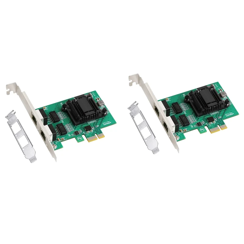 

2X 2-Port Gigabit Pcie Network Card 1000M Dual Ports PCI Express Ethernet Adapter With 82571EB LAN NIC Card For Windows