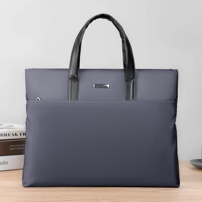 

Fashionable new large capacity computer bag Casual simple briefcase Business travel handbag Fashion men's bag folder