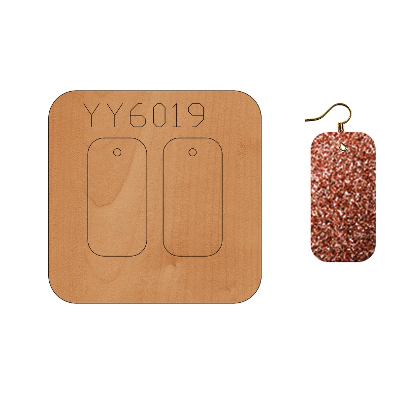 

Earring mold knife model YY6019 is suitable for all cutting machines on the market die cuts