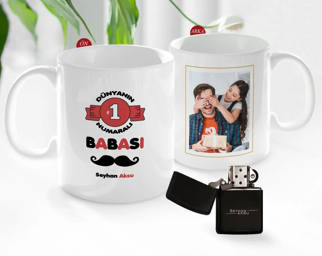 

Персонализированные Fathers Day Gift», «фото кружка чашка и бензиновая Зажигалка Seti-38