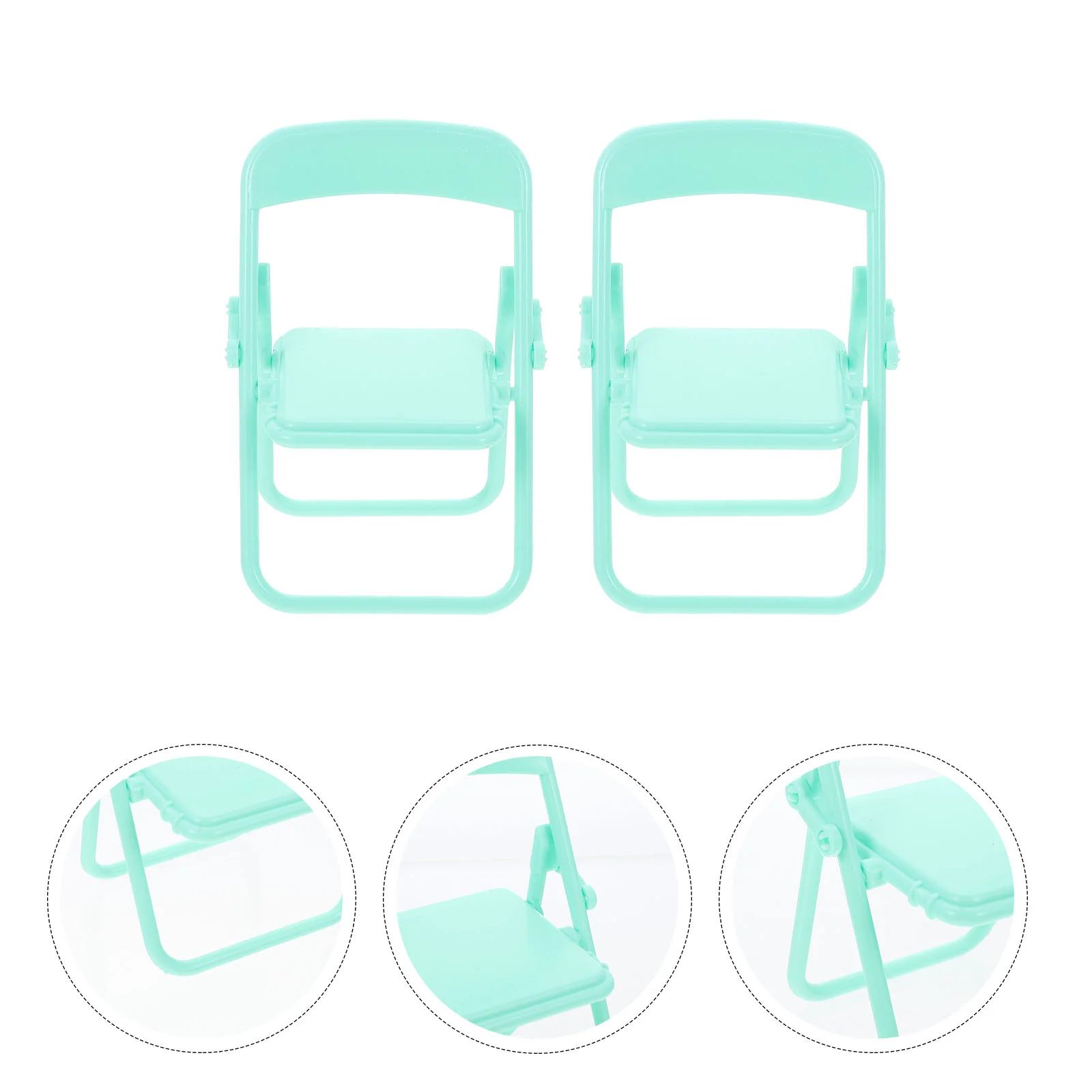 

2Pcs Mini House Chair Model Mini Furniture Model Mini House Layout Scene Decor