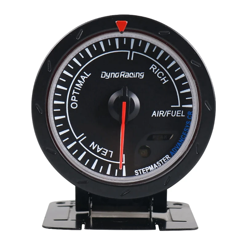 

Dyno Racing 60MM 12V Car Turbo Boost Gauge Red & White Lighting AIR/FUEL Type Black Air-Fuel Ratio Meter(Two-Color)