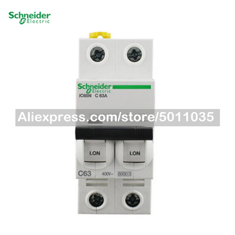 

A9F17210 Schneider Electric Miniature Circuit Breaker; iC65N 2P B10A