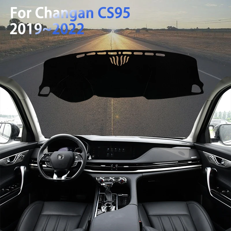 

Dashboard Cover Dash Mat Pad Custom for Changan CS95 2019~2022 Anti-UV Visor Parasol Car Stickers Interior Mouldings Accessories