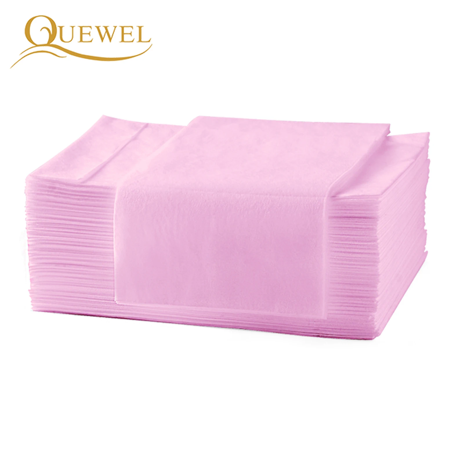 Quewel Disposable Bed Sheets 10Pcs 80x180cm Thicken Non-woven Fabric Eyelash Extensions Beauty Salon Waterproof Bed Table Cover images - 6