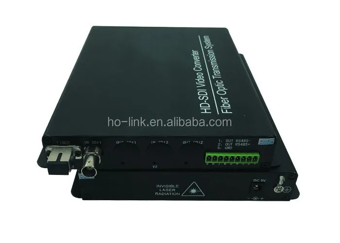 

Ho-Link 1/2/4-channel 1920*1080p bidirectional SFP 3G-SDI video to LC fiber optic optical converter