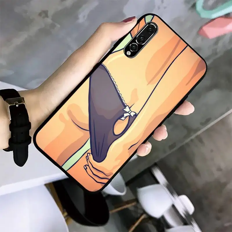 Сексуальный чехол для телефона с изображением девушки бикини Huawei G7 G8 P7 P8 P9 P10 P20 P30