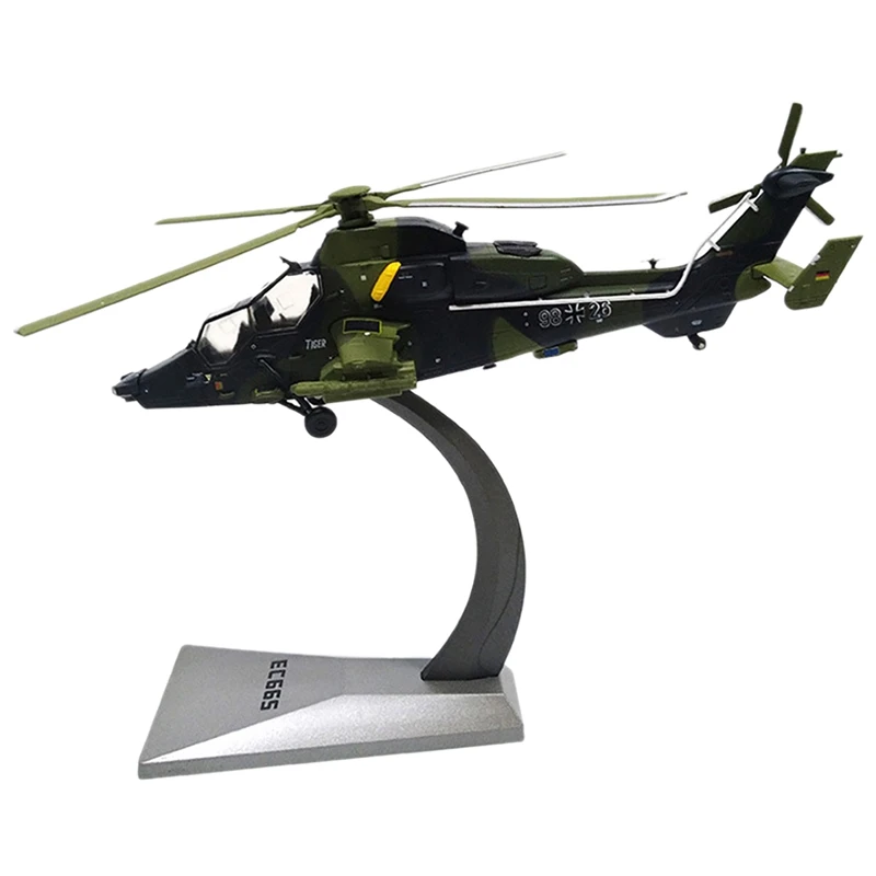 

1/72 Scale Alloy Tiger Helicopter EC-665 Aircraft Fighter EC665 Model Toys Children Kids Gift For Collection