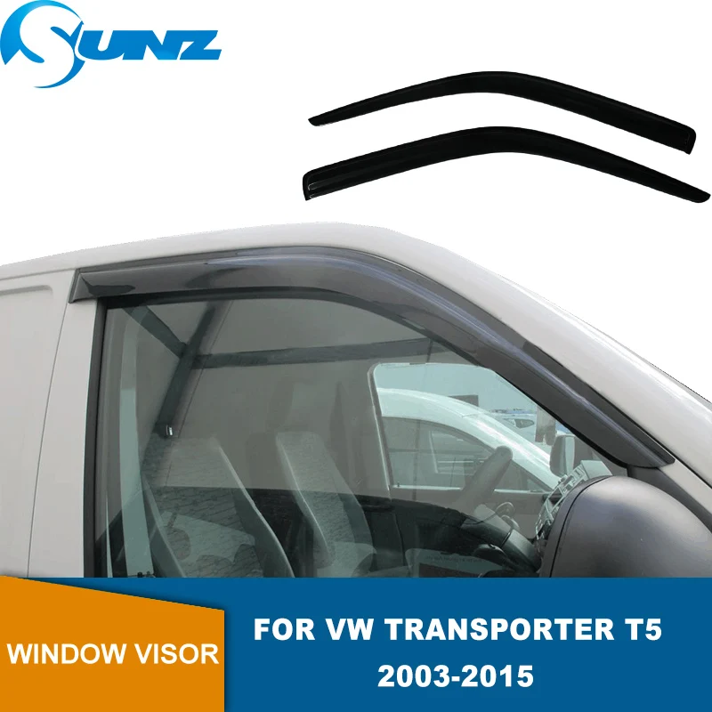Side Window Deflectors For VW Transporter Camper T5 2003 2004 2005 2006 2007 2008 2009 2010 2011 2012 2013 2014 2015 Door Visor