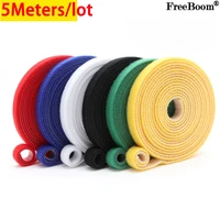 5 meters 10152025mm self adhesive fastener tape reusable cable tie wire straps tape diy accessories
