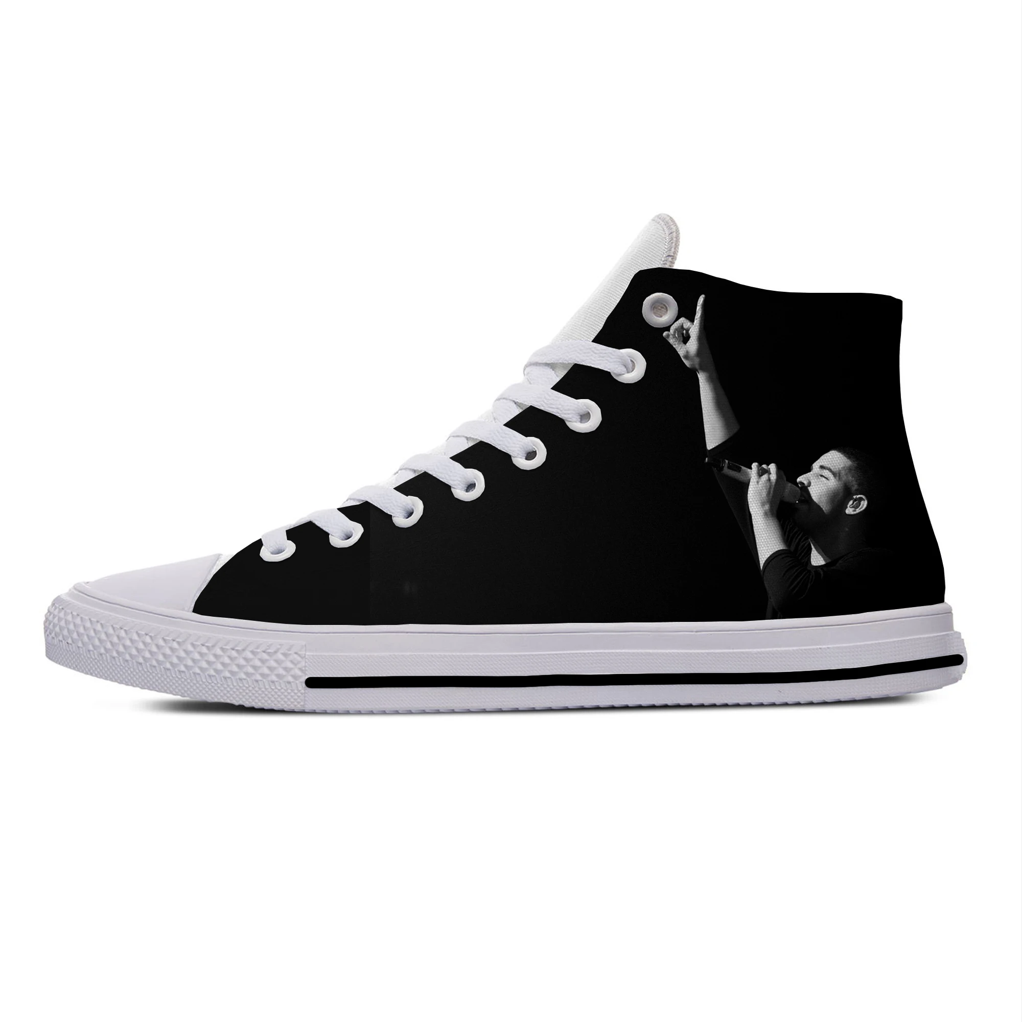 

Drizzy Drake Hip Hop Rapper Cool Fashion Popular Casual Cloth Shoes High Top Lightweight Breathable 3D Print Men women Sneakers