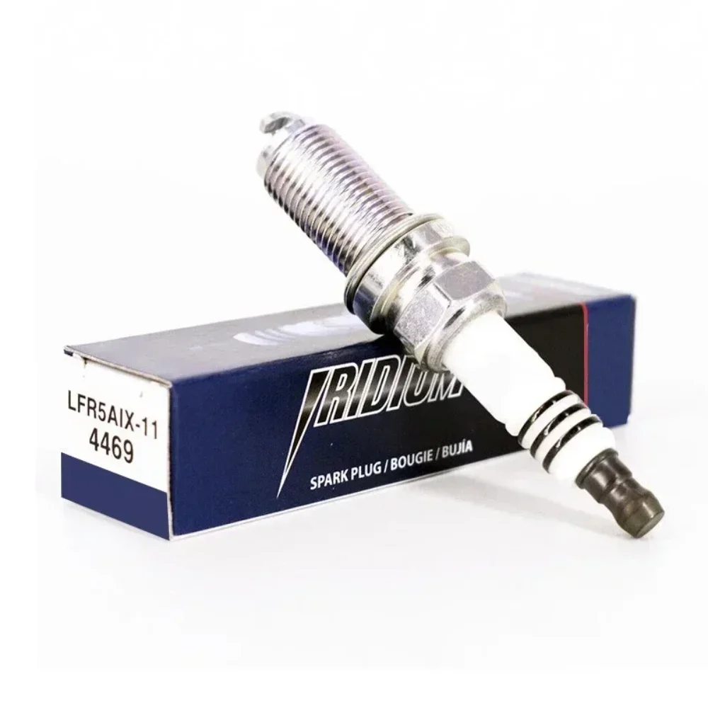 Комплект из 4 иридиевых свечей зажигания 4469 LFR5AIX-11 для Hyundai, Infiniti, Kia, Mariner, Mercury, Nissan, Scion, Suzuki, Toyota, Yamaha (автозапчасть) (art.: 3920dab72a511) - 3920dab72a511