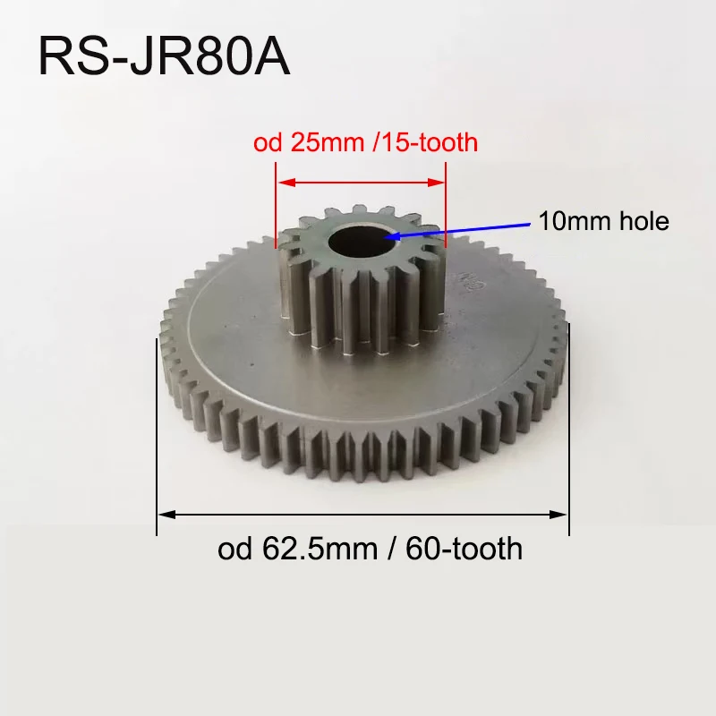 

Металлическая шестерня с отверстием 10 мм в сборе для мясорубки RS-JR80A, мешалка, запасная часть поворотной шестерни
