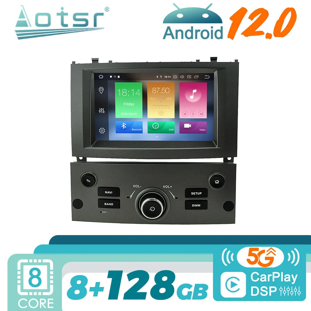 

For Peugeot 407 2004 -2010 Android Car Radio 2Din Autoradio Stereo Multimedia Video Player Head Unit Screen GPS Navigation