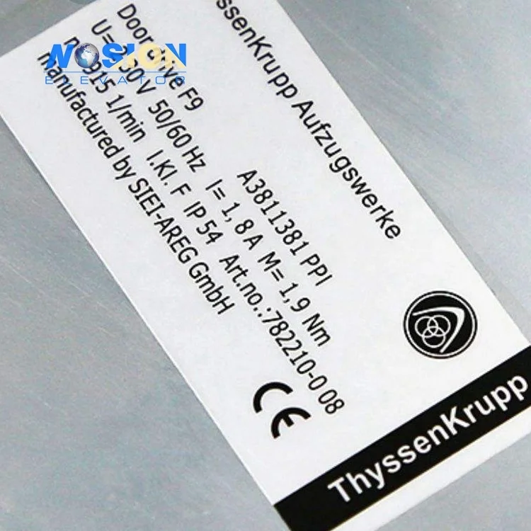 Детали лифта F9 Thysse Привод двери с двигателем