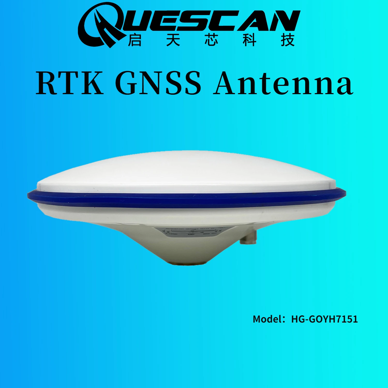 Antena RTK GNSS de alta precisión CORS Trimble F9P, antena Rover, prueba de accionamiento de antena de vigilancia agrícola, TNC3-18V