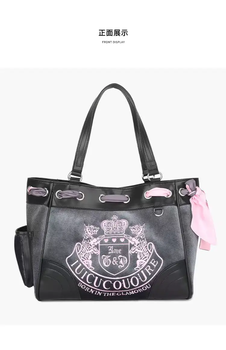 Сумка-тоут в стиле ретро для девушек модная вместительная сумочка контрастных