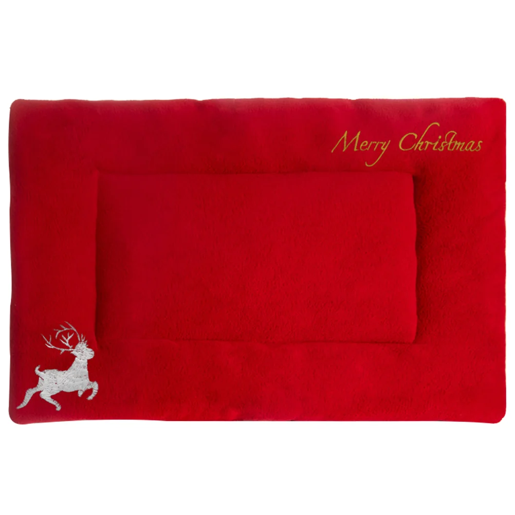 Рождественский коврик для собак сна кошек матрас кровать самосогревающаяся