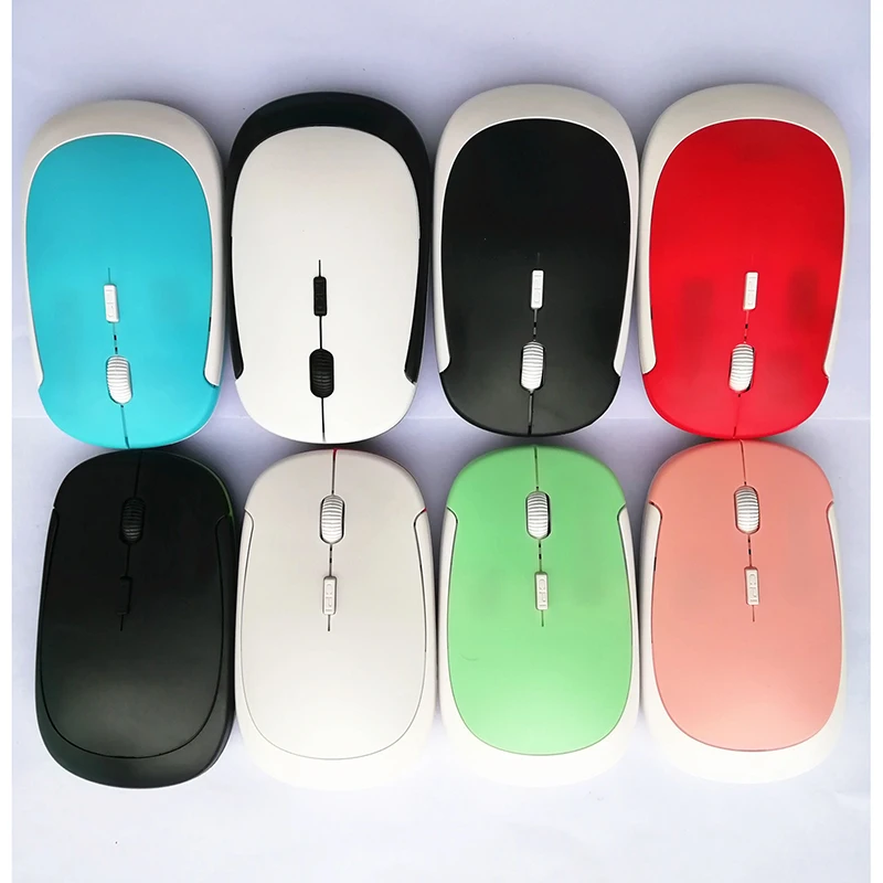 Spot 2.4G flat 3500 material shell wireless mouse ultra-thin mouse manufacturers wholesale wireless mouse images - 6