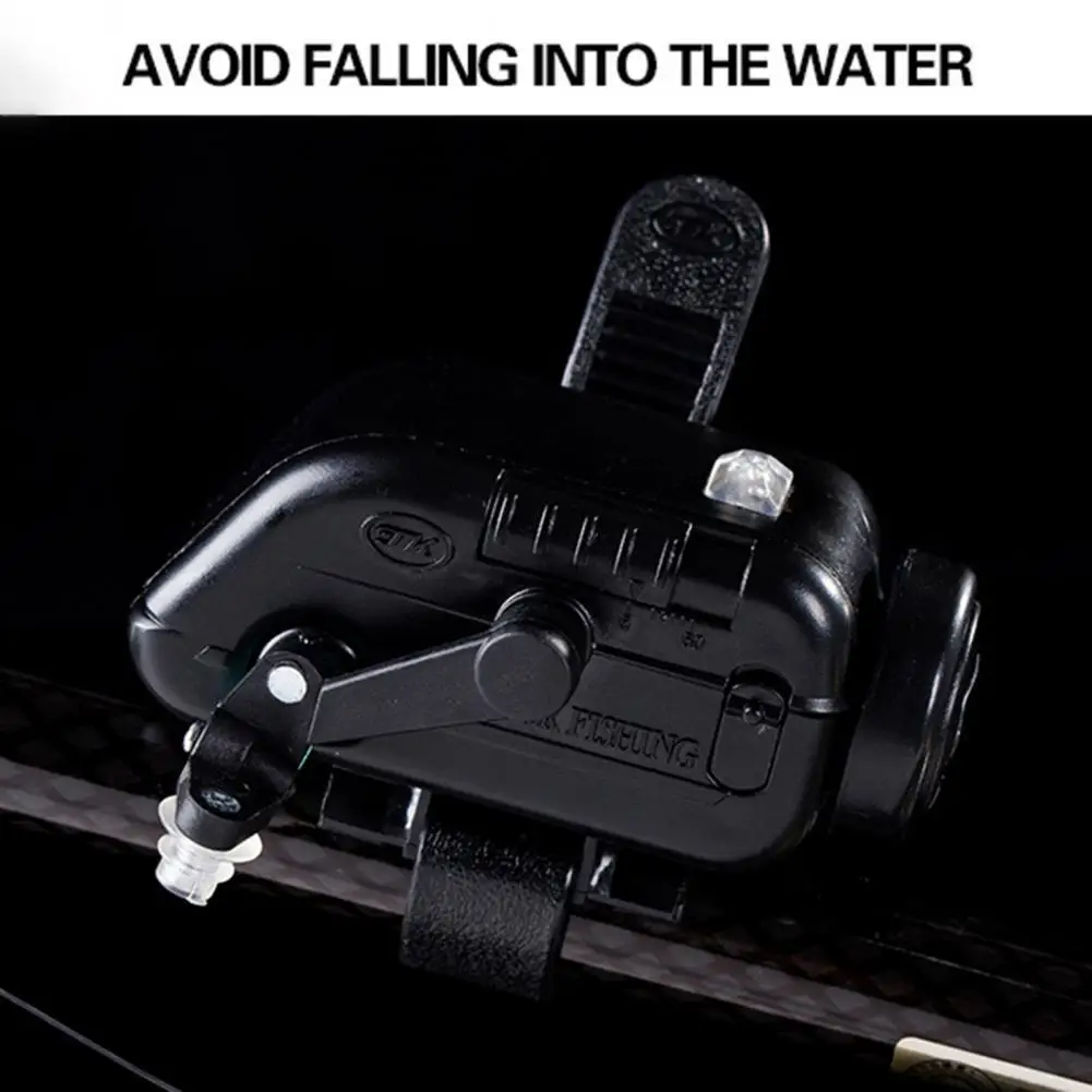 

Anti-fall Practical Practical Fishing Bite Indicator Black Fishing Bite Indicator Adjustable Volume for Angler