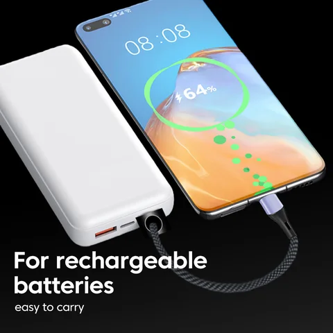 Короткий кабель USB Type C к Type C Кабель для быстрой зарядки для iPhone 16 15 Samsung Huawei Power Bank Локоть Телефон Кабель для передачи данных Шнур