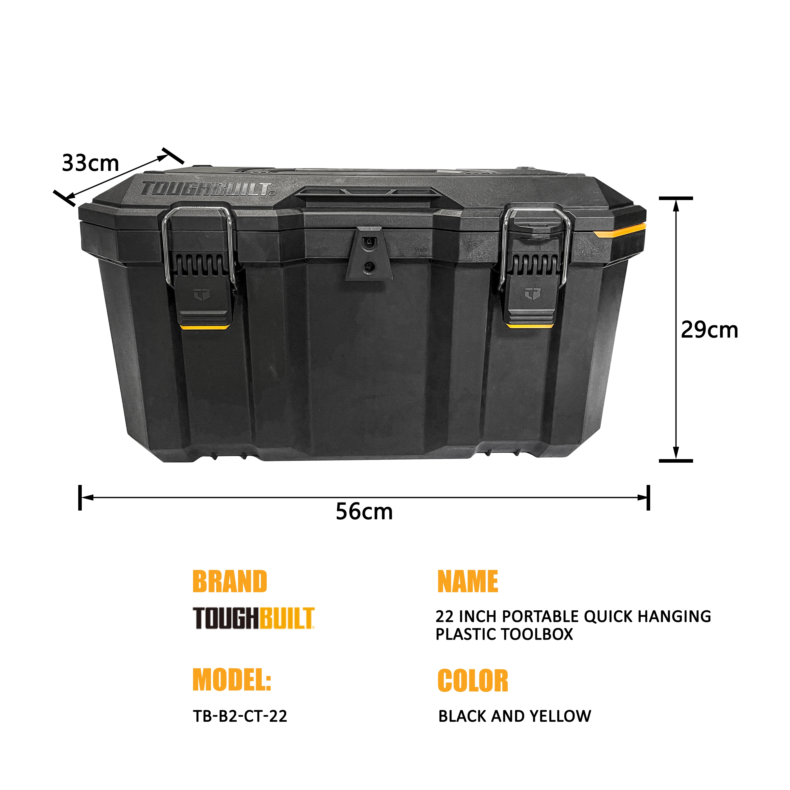 

Ящик для инструментов TOUGHBUILT 22 дюйма TB-B2-CT-22