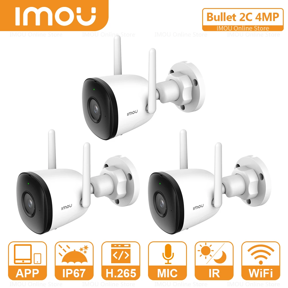 Wifi Ip Camera Outdoor Wireless Ip67 Built-in Mic Security Camera Built- In Hotspot Camera