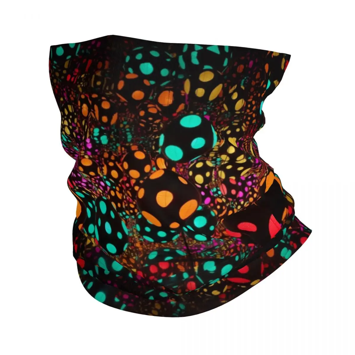 

Yayoi Kusama Bandana Neck Cover Printed Light Ball Mystery Mask Scarf Multifunctional Face Mask Running Unisex Adult All Season