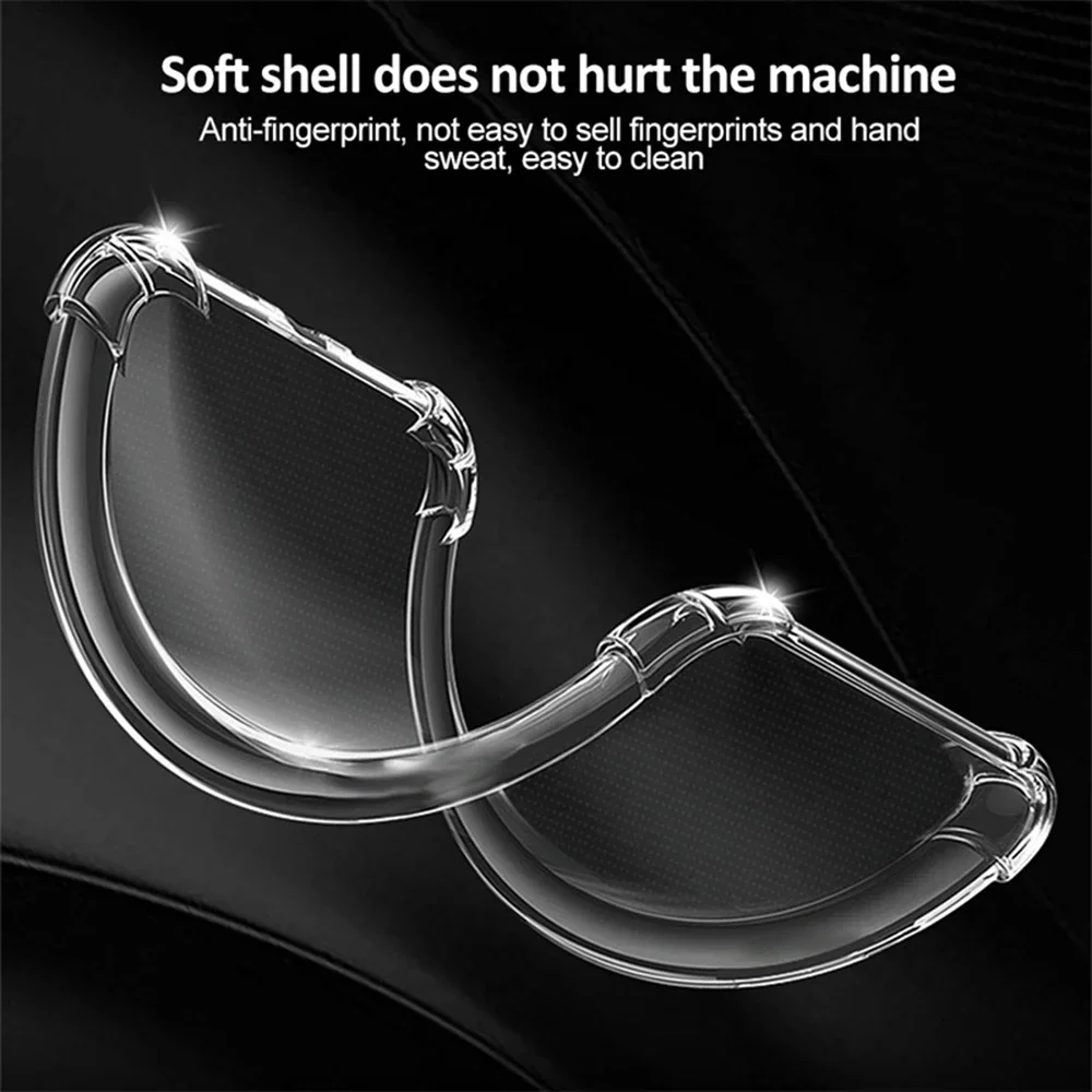 Прозрачный противоударный мягкий чехол из ТПУ для Samsung Galaxy Tab S9 Plus защитный Fundas