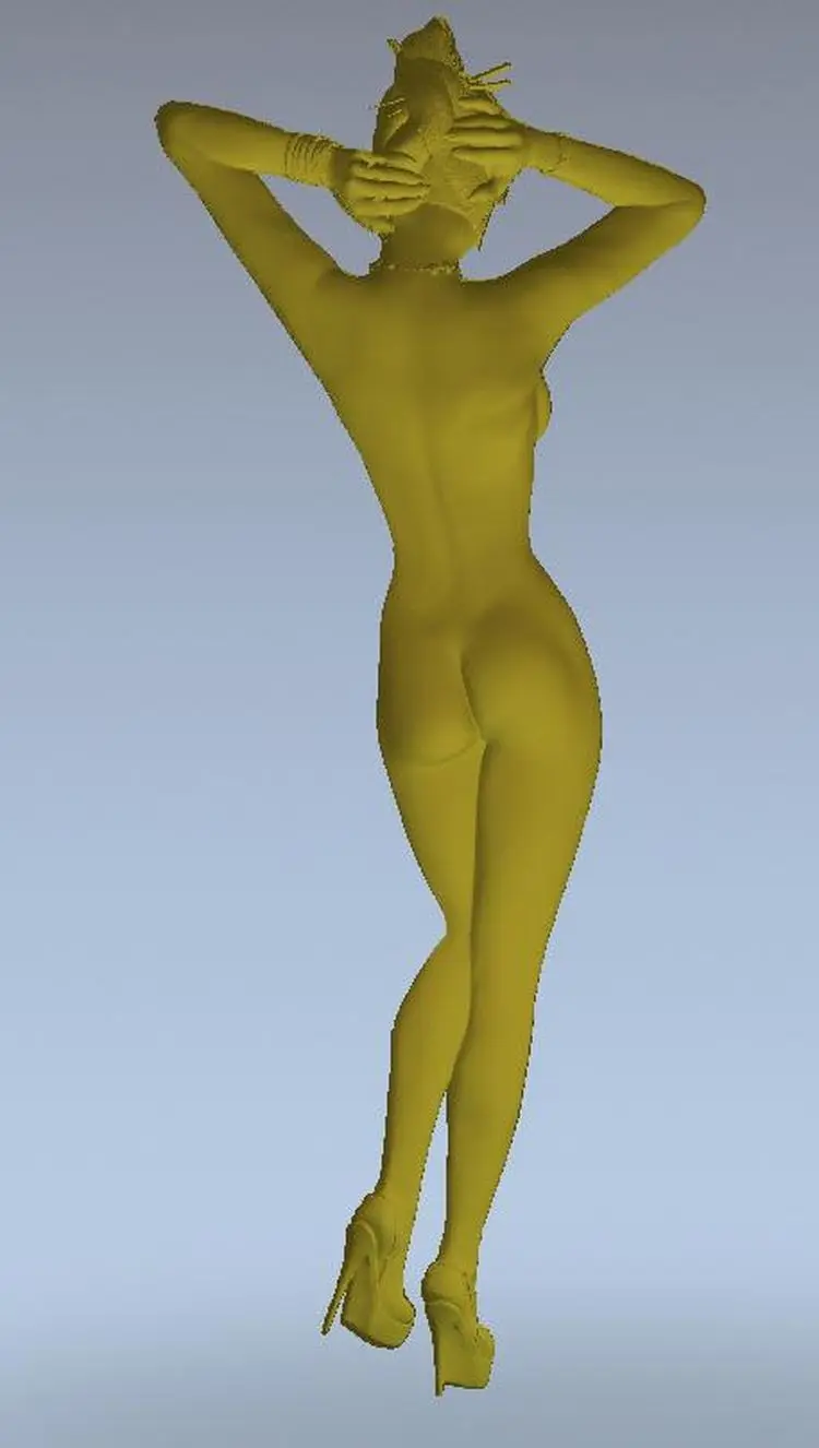 

3d model relief for cnc in STL file format Naked deva