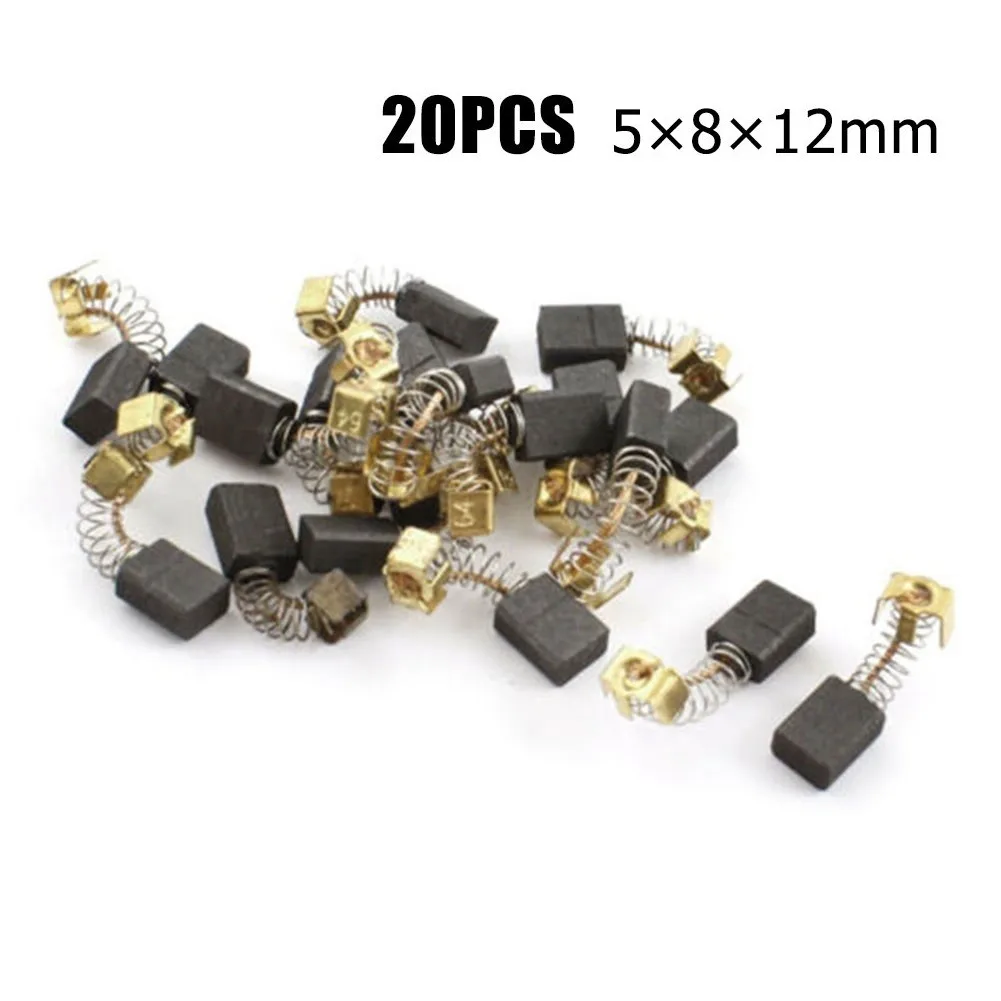 

20 шт., карбоновые щётки 5x8x12 мм, для CB57 CB64 CB75 CB85 191627-8 191956-9