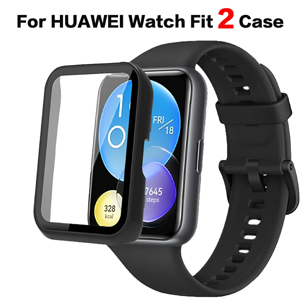 Чехол для HUAWEI watch fit 2 защитные аксессуары умных часов поликарбонатный