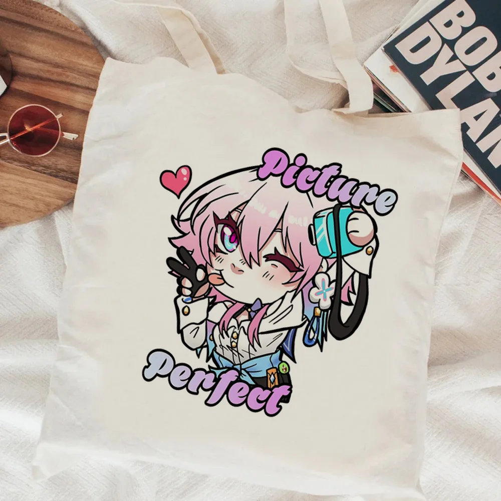 Honkai Star Rail сумка для покупок джутовая сумка-тоут эко-сумка ткань захват