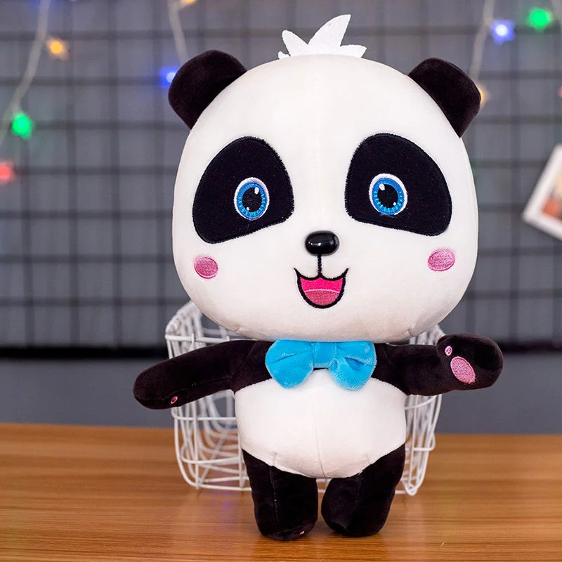 

Bus Plush Toys Panda Plushie Cartoon Animal Stuffed Dolls Toy Girls Birthday Gift