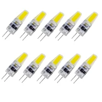 10PCS Dimmable Mini G4 LED COB Lamp 6W Bulb AC DC 12V 220V Candle Lights Replace 30W 40W Halogen for Chandelier Spotlight