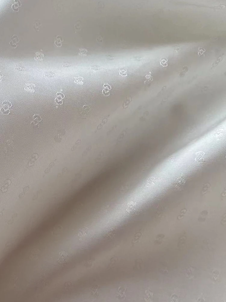 Натуральный шелк искусственная ткань белый Чонсам Hanfu Новая китайская одежда