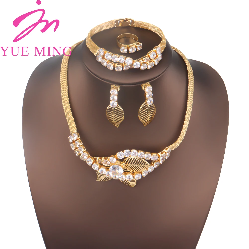 

African Jewelry Sets For Women Fashion Dubai Bridal Jewelry Sets Necklaces Earrings For Women Banquet Dating Wedding Accessory