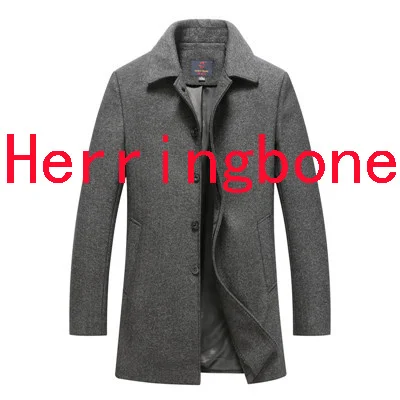 

Mu Yuan Yang 5XL 6XL 7XL Men's Jackets Autumn Winter Long en Overcoat Men Wool & Blends Single Breasted Coat Big Size