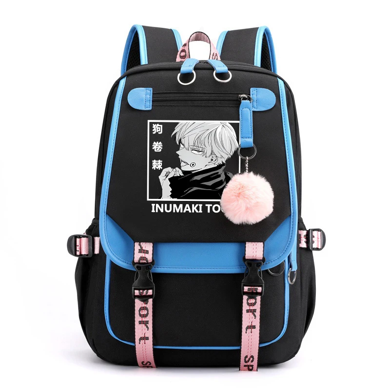 Рюкзак с рисунком аниме Inumaki Toge для женщин и мужчин повседневный уличный рюкзак