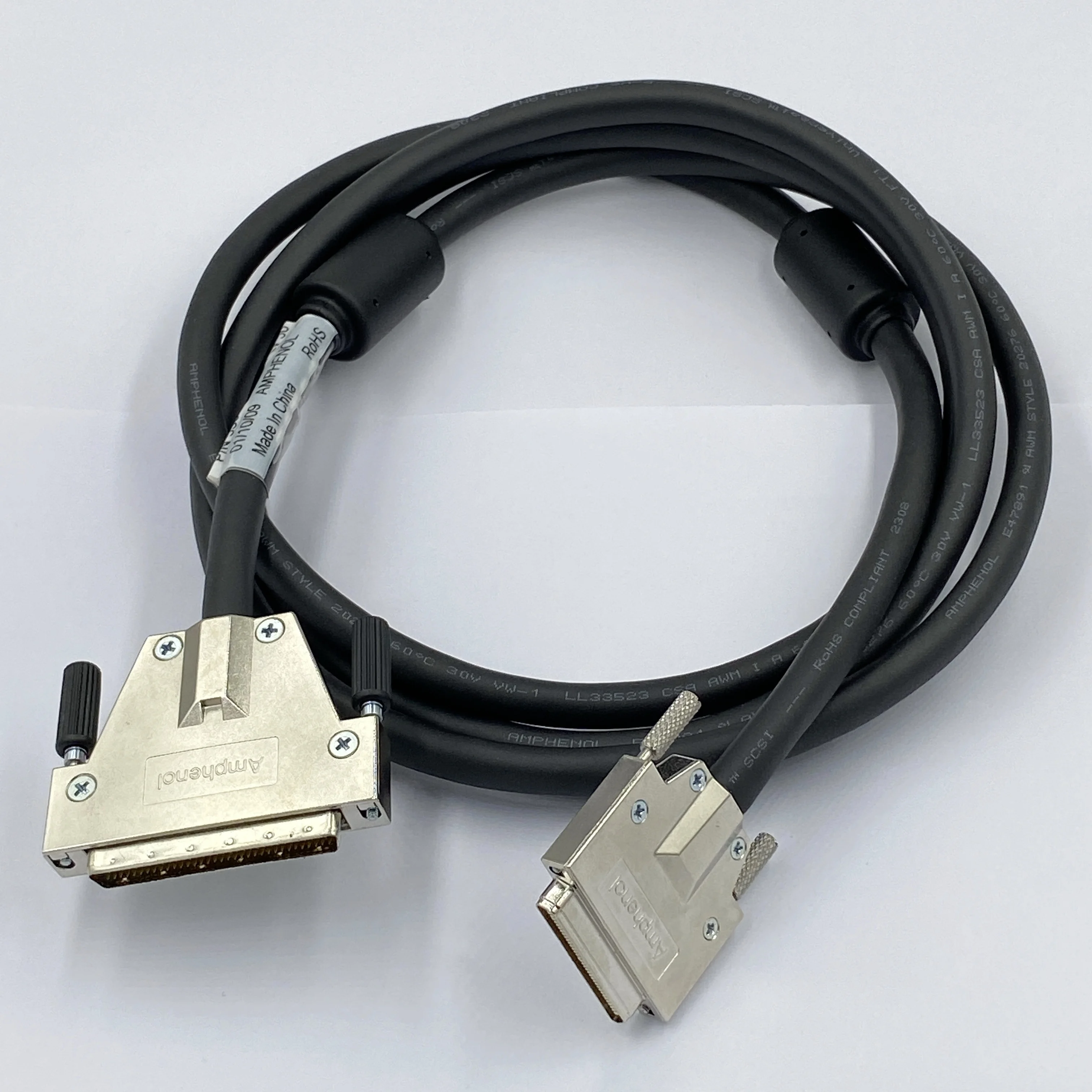 SCSI кабель HPDB68 к VHDCI68 HPDB 68 Pin к VHDCI 68 Pin кабель профессиональная Настройка длины для AmphenoI 530-3625-01
