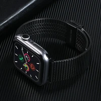 high quality stainless steel strap for apple watch series 7 band 41mm 45mm bracelet metal band for iwatch 6 5 4 44mm 40mm correa